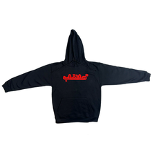 Load image into Gallery viewer, Black/Red - Hole Hoodie
